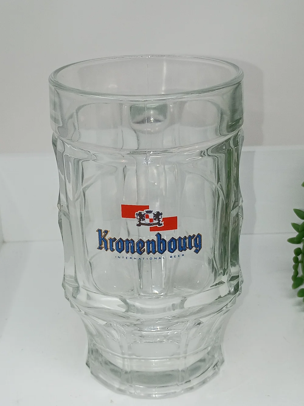 Kronenbourg Glass Beer Mug